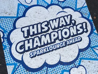 Champion Challenge. cartooning comic strip graphic design illustration