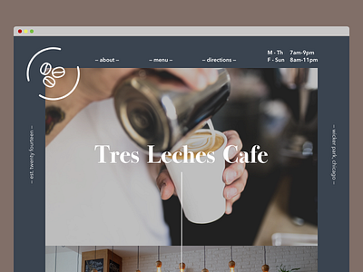 Daily UI - Landing Page coffee daily ui landing page minimal ui user website