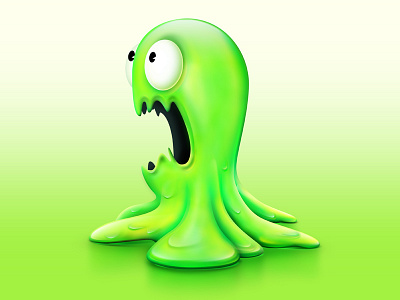 Meet Blob illustration photoshop