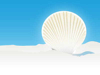 Sand beach design flat graphic illustration sand sun vector vectors