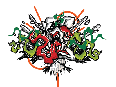 SLLV art character illustration monster urban vector