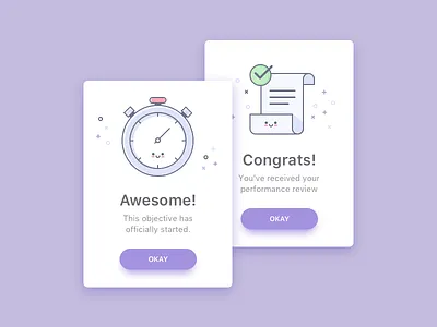 Pop-up dialog illustration overlay pop up ui