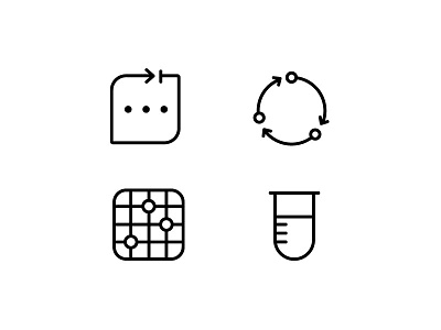 Medical icons data icon icon set illustration line medical process test tube