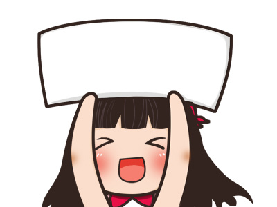 welcome emoticon gril miko