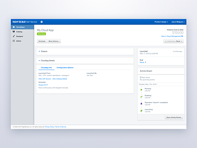 Self Service Dashboard dashboard