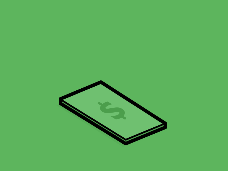 Money Pile animation cash gif illustration