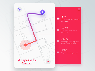 Daily UI #03_On the Route (Day Mode)