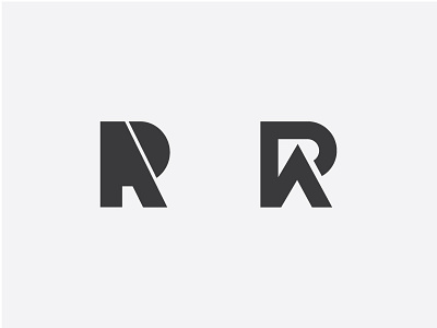 RA monogram a identity monogram r