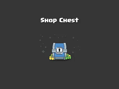 Clash Royale: Shop Chest box chest clash crate game gold icon illustration iphone magical royale shop