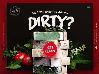 Landing Page - DailyUI 003 003 call to action cta dailyui landing page soap web design website