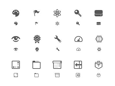 Icon Sheet 16pt icon microsoft widget xamarin