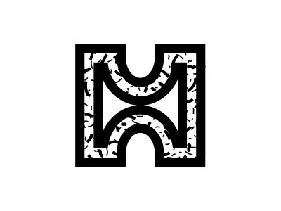 Lettering & Types | 36 DAYS OF TYPE | H brush graphicdesign h lettering logo logotype memphis pattern types