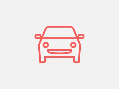 Car icon car ios outline