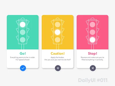 Daily UI challenge #011 — Flash Message app cards dailyui design error flat message success ui ux vector