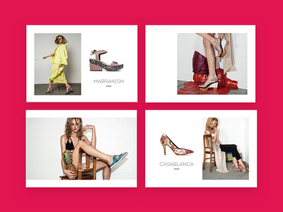 Silvia Rebatto fashion layout modular red