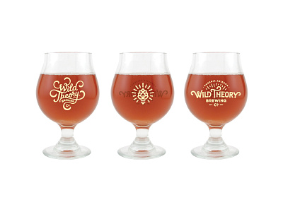 Wild Theory Brewing Co glass