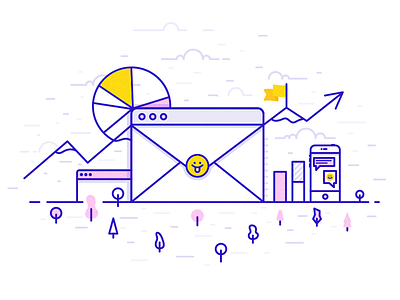😛 design digital marketing illustration marketing
