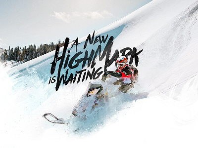 New Highmark halftone highmark machine mobile pinedale snow snowmobile winter wyoming