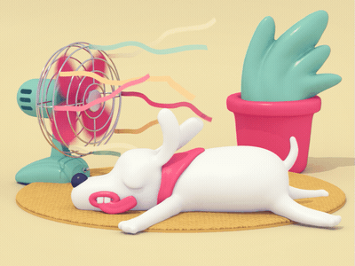 Happy National Dog Day y'all! 3d animation arnold cg character illustration maya render summer zbrush