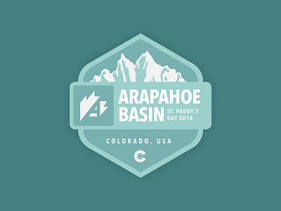 A-Basin Hat Patch apparel badge hat lock up logo patch