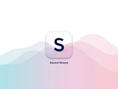 App Icon 005 100 app challenge dailyui days icon sound ui waves