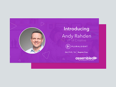 Assembled Speakers assembled brand colours design development event innovation online social marketing website