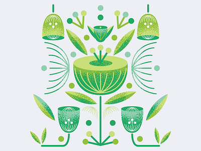 Scandinavian Floral #3 cute floral flowers illustration scandinavian vector