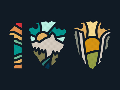 National Park Service 100 adobe art design graphic design nature photoshop