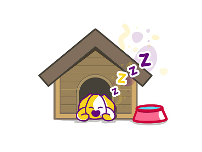 No results Illustration animal app cute dog illustration ios sleep