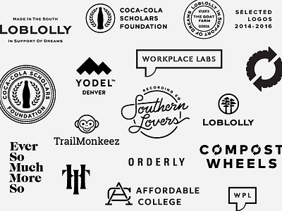 Selected Logos 2014-2016 icon logo logomark mark pictogram seal stamp