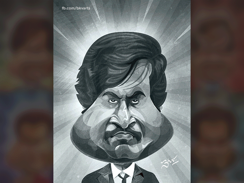 The different faces of Rajinikanth actor art bollywood caricature indian kollywood portraits prints rajinikanth series superstar