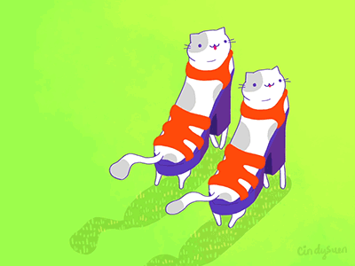 Catwalk! cat catwalk gif grass heel high heel morph sandle shoe