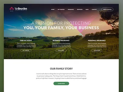 Vbi home page web page