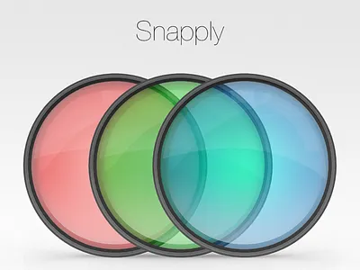 Mobile App Concept Design 3d art app design camera app camera lens emoji filter