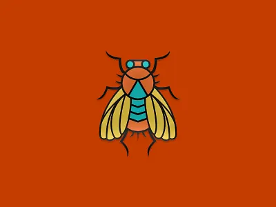 Bugger bug fun icon vector