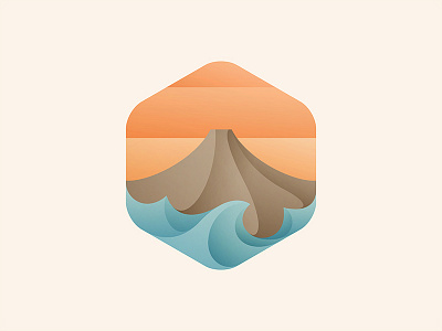 Mountain (Style Exploration) logo yp © yoga perdana