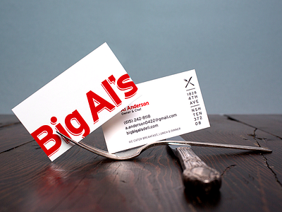 big al's deli & catering branding catering deli logo