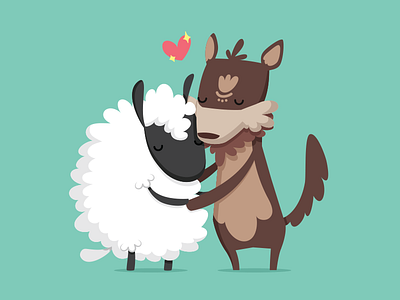 I'll never be your toughest kill, I was too easy dear. animal cartoon color cute fun illustration love vectors