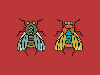 Double Bugger bug fun icon vector