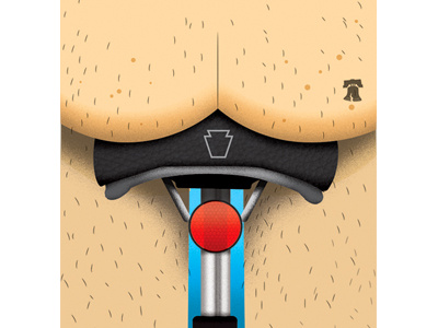 Bikers Bare All in Philly butt digital nuderide philly spotillustration