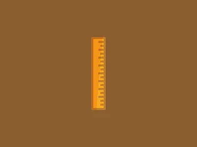 August 24: Ruler 365cons daily icon diary icon measure ruler