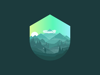 Daily #49 / Hyrule colour daily gradient illustration jack harvatt magic new vector