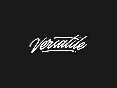 Versatile Logotype calligraphy cursive handlettering letter lettering script type typo typography versatile