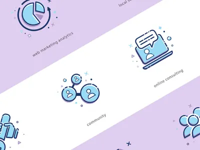 Free Seo Icon set Elegant style analytics engine flat icon icons monitoring optimization pack reputation seo services tools