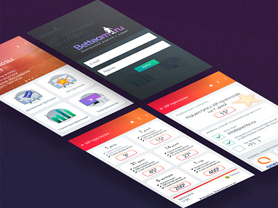 Betteam interface android app application design interface ios iphone material mobile sport ui web