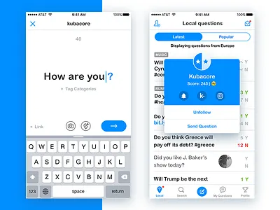 Yes / No App app blue ios light no popup question yes