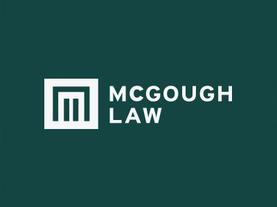 McGough Law Identity identity logo mark type typography