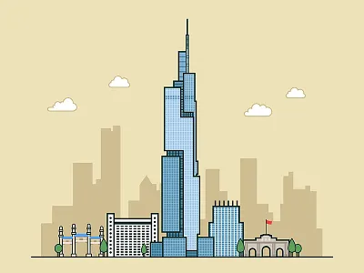 Nanjing,China building design ui