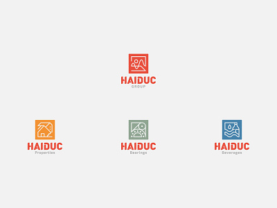 HaiDuc Group bearings beverages branding daiduc group line logo mark properties vietnam