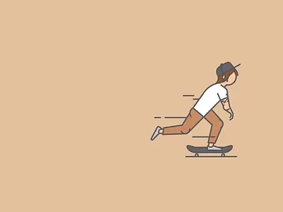 New Yorker boy skateboard